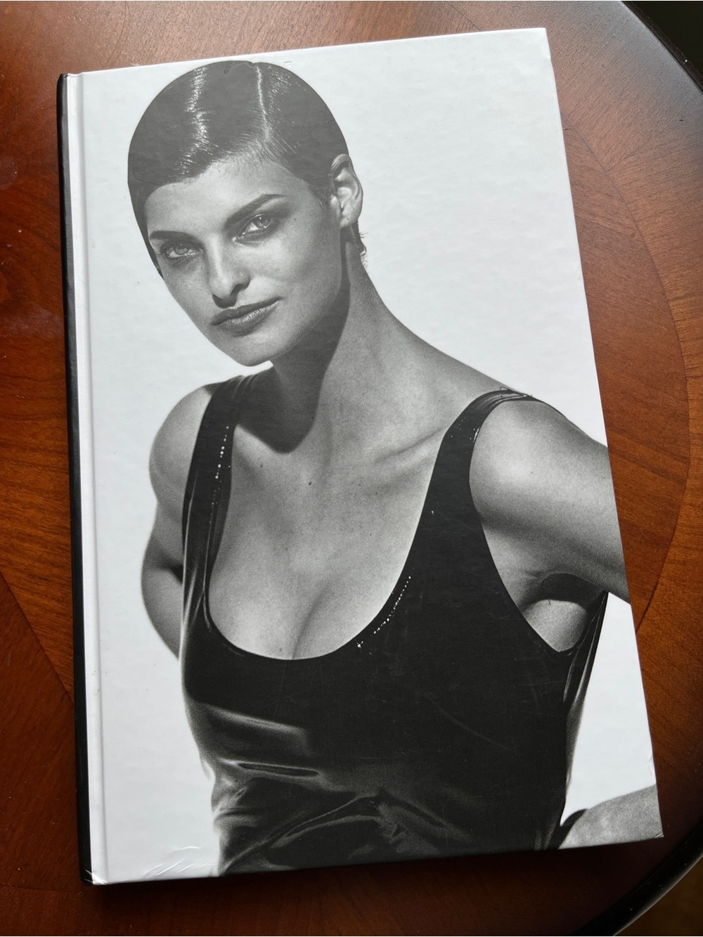 Rare Y2K Linda Evangelista, Peter Lindbergh Black and White lined journal.